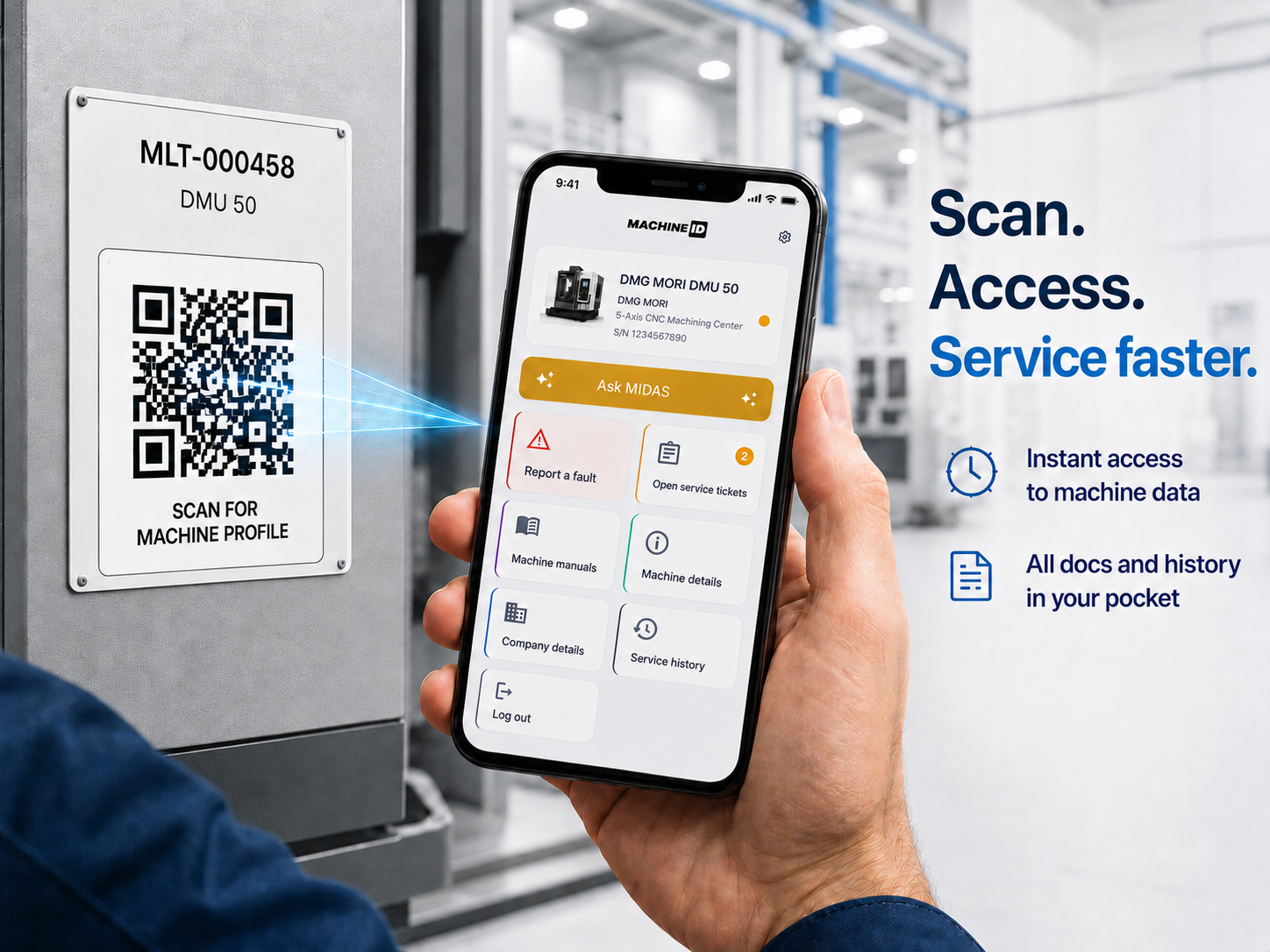 Scan. Access. Service faster.