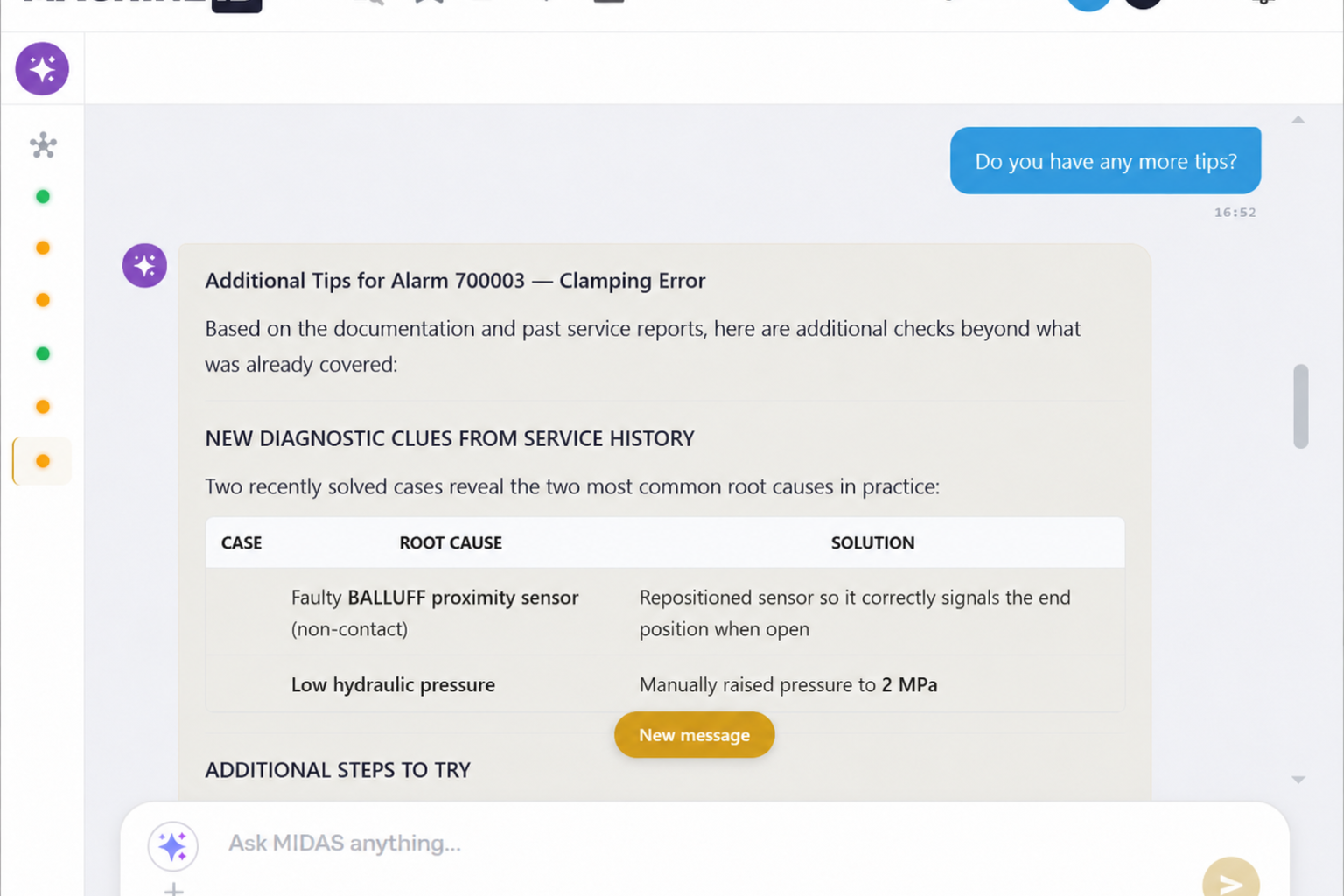 Get valuable tips from repair history